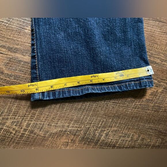 BABY PHAT vintage Y2K Dark Blue flare jeans juniors denim silver label sz 11 EUC - Picture 11 of 16